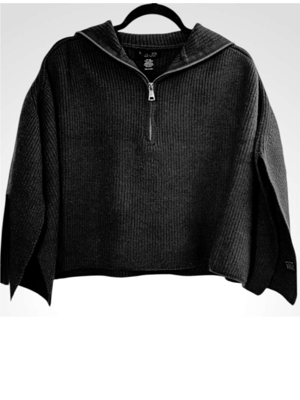 Rachel Zoe Knit 1/4 Zip Capelet